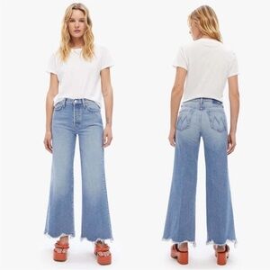 MOTHER Blue Flare & Wide Leg Jeans